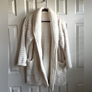 CAROLE Hochman Faux Fur Cardigan Sweater - Size S/M